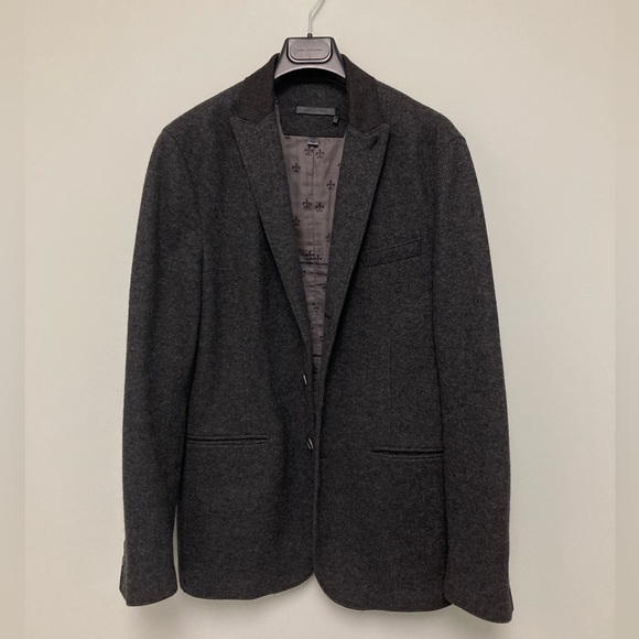 John Varvatos SLIM FIT DOUBLE FACED SOFT JACKET. Size EU 48 USA 38 - Picture 2 of 13